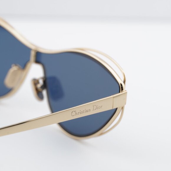 Dior FILDIOR M1U B0B0 Cat Eye Sunglasses - Gold/Blue main image 12